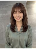 天王町で叶う/大人女性のおしゃれヘア♪レイヤーカット/縮毛矯正
