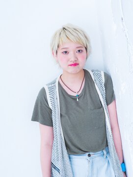 美容室ソラ 小岩店(sora) 視線をいただき☆やんちゃ系ハイカラー【小岩】
