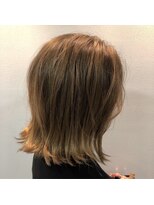 アディクト(ADDICT)&nbsp;３Dベージュ外はねボブ