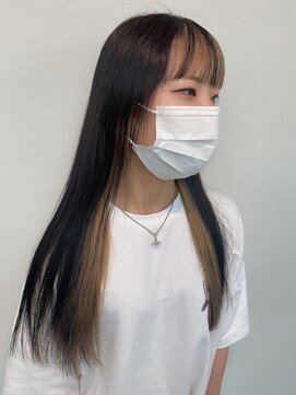 アヴァンス 神戸元町店(AVANCE.) 個性派!前髪 インナーカラー