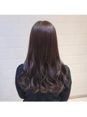 【井出朱音】ラベンダーロング/外巻きサラ艶ロング