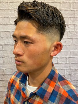 銀座マツナガ 新宿野村ビル店 七三分けスキンフェード