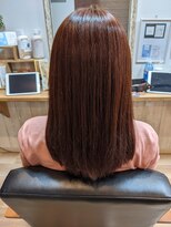ロペヘア(LOPE hair)&nbsp;《LOPEhair∥naomi》可愛いコーラルピンクカラー