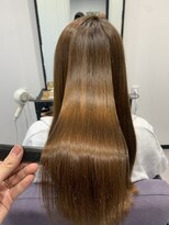アルコイリスバイドールヘアー(ARCOIRIS by Dollhair)&nbsp;黒髪ロングストレートグレーベージュエギョモリオン眉ショート