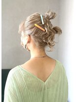 タイドヘア 茨木店(TIDE HAIR)&nbsp;ミルクティーベージュ__ラーズアレンジ