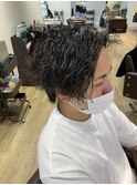 ◇波巻きパーマ/ツーブロック/ウルフカット/サイドパート
