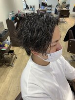 エヌプラス(N+)&nbsp;◇波巻きパーマ/ツーブロック/ウルフカット/サイドパート