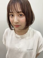 エフ ヘアーアンドリラクゼーション(F. hair & relaxation)&nbsp;【F.】中崎町20代30代ピンクベージュミニボブ