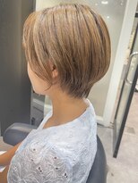マイラ 銀座(myla)&nbsp;【田村】20代30代40代50代自然な丸みハイトーンショートボブ