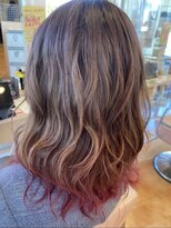 ウェーヴ アズシュガー 浜松佐藤店(wave as sugar)&nbsp;〈wave佐藤店〉チェリーピンクグラデーションスタイル