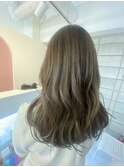 ブリーチなしでオリーブベージュ♪