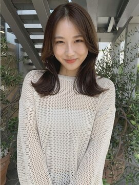 ローウェ 愛知豊橋(Louwe) 髪質改善トリートメント透明感ベージュカラーボブヘアセット豊橋