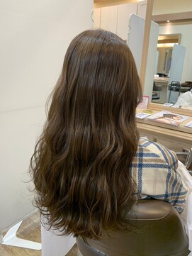 ベルプロッドバイアルター 千葉(bel. prod by aL-ter) 【bel.高野】グレージュカラー/シルキーベージュ/斜めバング