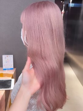 ペレ 栄店(PELE) 斜めバング/グレージュカラー/シルキーベージュ/栄/名駅