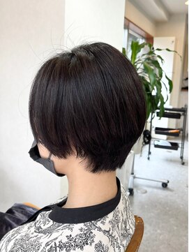 クリュウゲート 吉祥寺店(KURYU GATE) 黒髪/グレーベージュ/レイヤーロング/前髪パーマ[吉祥寺]