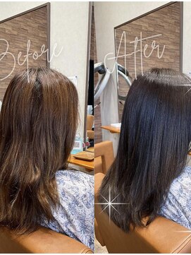 ルスリー 大分店(Lsurii) 髪質改善カラー