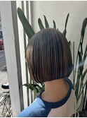 【ボブヘアー】アンブレラカラー