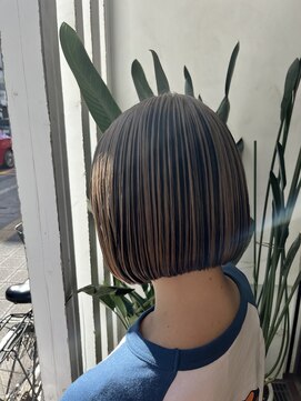 アン(Hair make un) 【ボブヘアー】アンブレラカラー