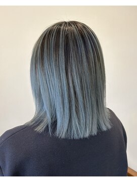 マジョリ(ma jolie) ホワイトグリーンバレイヤージュ