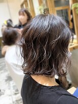 シャペウ駒込&nbsp;切りっぱなしボブ×コテ巻き