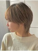 30代40代大人女性/前髪ありショートボブ/ショートヘア/髪質改善