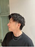 ツイストスパイラルピンパーマ/個性派ヘアスタイル/メンズヘア