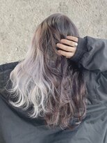 ヘアーデザイン グランツ 平成店(hair design Granz)&nbsp;インナーカラー×ホワイトシルバー