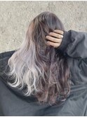 インナーカラー×ホワイトシルバー