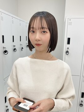 サンド 大阪梅田(sand) @haru__sand ショート/ボブ/韓国風/似合わせ[大阪梅田]