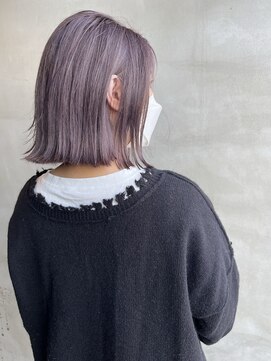 ロロネー 天満(Lolonois) 【Lolonois天満】退色はミルクティーに！ラベンダーグレージュ