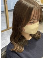 デコラロジィ 川越(DECORA rojii) オリーブベージュ☆顔まわりカット