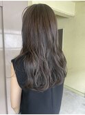透明感髪質改善ベージュダブルカラーミルクティーグレージュ