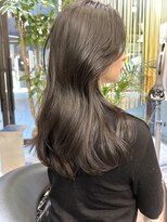 シティ(CITY)&nbsp;レイヤーカット 韓国風レイヤー 韓国ヘア ワンホン グレージュ