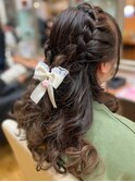 ワンランク上のハーフアップアレンジ