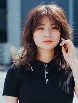 ブール 千歳烏山(bool)&nbsp;重めカットライン×ニュアンススパイラルパーマ