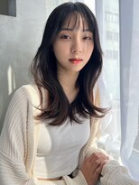 フェミニンロング/似合わせカット/メルティカラー/2wayバング