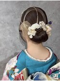 成人式/ヘアセット/きれいめシニヨン