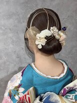 イージス(EZs)&nbsp;成人式/ヘアセット/きれいめシニヨン