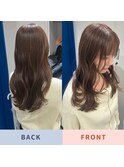 新潟髪質改善×マロングレージュ×レイヤーカット