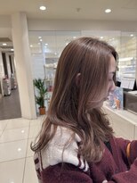 ☆ブリーチカラー　派手すぎないミルクティーベージュ