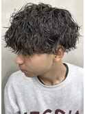 波巻きパーマ