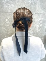 ピークアブー 原宿ハラカド(PEEK-A-BOO) ヘアセット 結婚式ヘア お呼ばれヘア シニヨン お団子ヘア 原宿