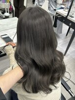 アマトウキョウ アユンチェ(AMA TOKYO×AYUNCHE) ダークグレー アッシュグレー 透明感カラー