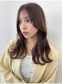 韓国風/小顔/前髪/顔まわり/2wayバング/オルチャン/レイヤー