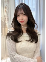 ボタン テンジン(VOTAN tenjin)&nbsp;【votan_はまひ】韓国ヘア/レイヤーロング/くすみベージュ