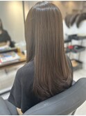 ロング ベージュカラー