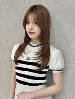 ロンド ロワール 門前仲町(Lond Loire)&nbsp;韓国レイヤーカット/くびれ巻き/前髪顔周り/セミディ[門前仲町]