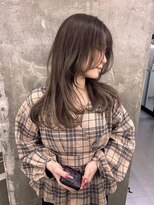 キング 心斎橋店(K!ng)&nbsp;ハイライトカラーミルクティーベージュレイヤーカット