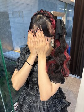 ヘアメイク マリア 福岡天神西通り(hair make MARIA) 編みカチュサイドポニー