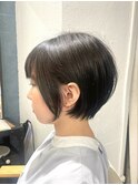 丸みショート　ショートカット　ruen 熊本　田口紗羅